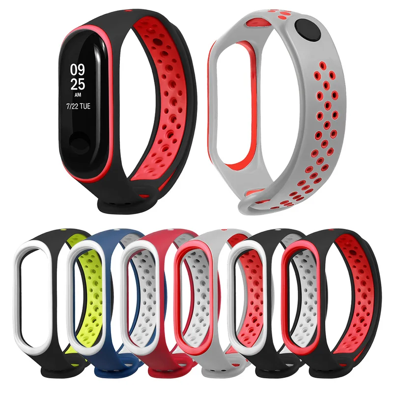 

Watch Band for Xiaomi Mi Band 3 Bracelet Replacement Wrist Strap Smart Watch Accessories Two-color Round for Millet Bracelet 3