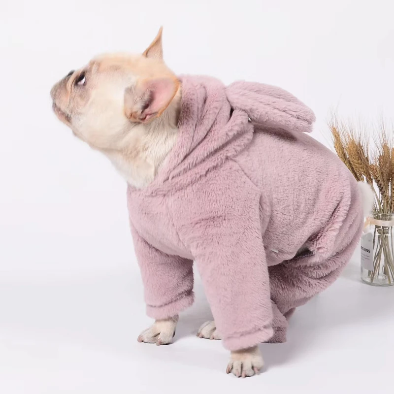 Забавная Одежда для собак зимняя одежда для собак комбинезон, толстовка с капюшоном костюм щенка Пудель Померанский Бишон Мопс одежда костюм собаки наряд