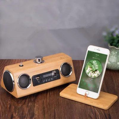 Wooden Bluetooth Speaker Wireless Smart Speaker