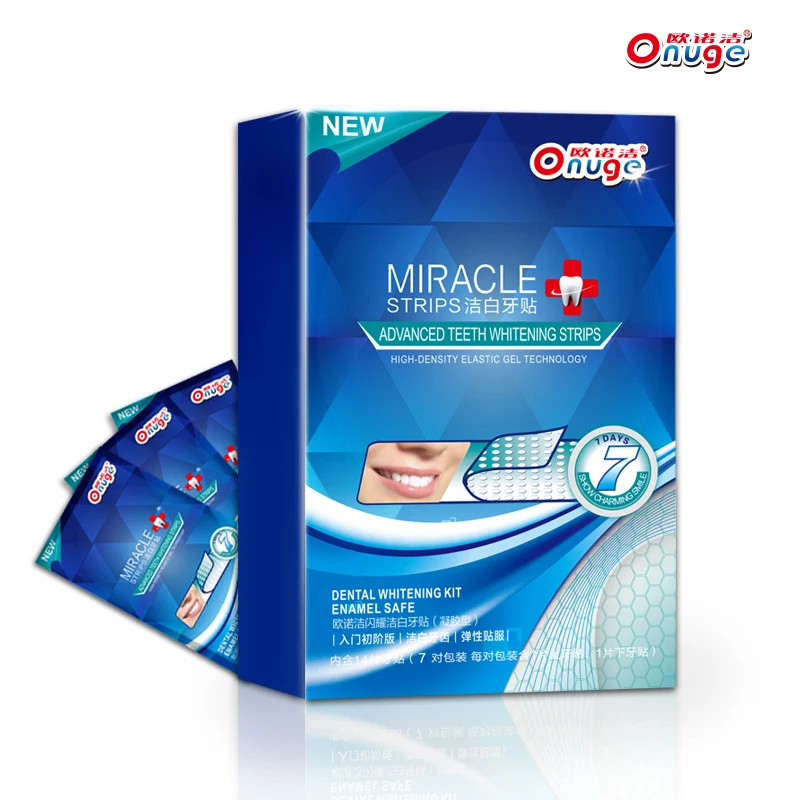 

Oral Hygiene Care Double Elastic Teeth Strips Whitening Dental Bleaching Tools Miracle Strips Advanced Teete Whitening Strips