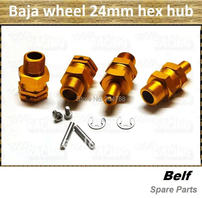 

Promotion!! baja wheels , baja 5b, baja 5sc parts, Alloy upgrade 24mm hex hub(4pcs/set) + free shipping