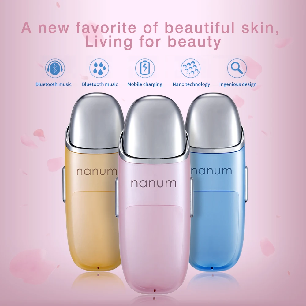 The New Nano Spray moisturizing Beauty Massager Mini rechargeable facial beauty humidifier humidification water meter | Бытовая техника