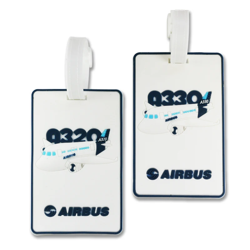 

AIRBUS A320 A330 White Soft Tag for Travel Bag Luggage Tag Special Tag