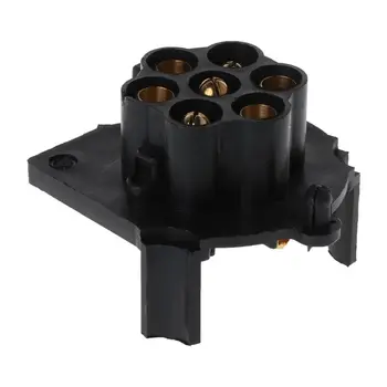 

Durable 12V 7 Pin Plastic European Trailer Socket Tow Bar Electrics Connector with Rubber Ring