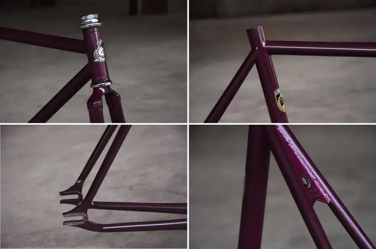 Cheap Chrome molybdenum steel frame 700C 50cm 52cm 54cm frame fixie bicyle road bike frame fixed Gear Bike frame 30