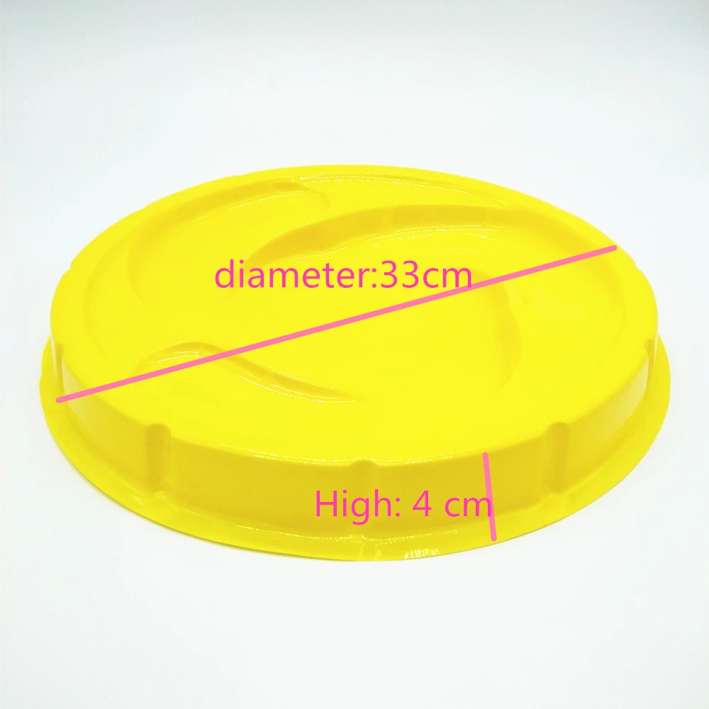 200pieces/lot spin top arena,spin top stadium yellowin Spinning Tops