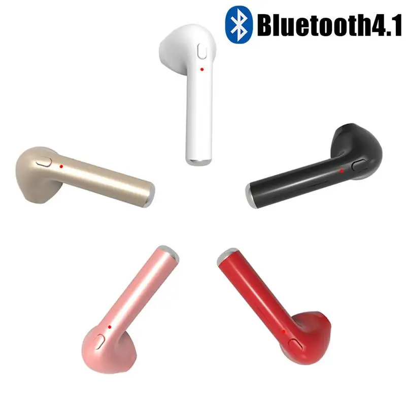 

I7 Wireless Bluetooth Stereo Earphone In-ear Mini Earphone For Bluetooth 4.1 Smart Phone Support Drop Ship Fast Shipping
