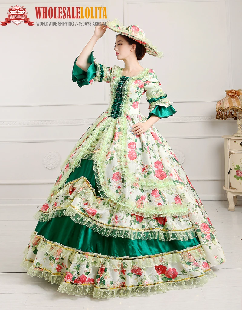 period ball gowns