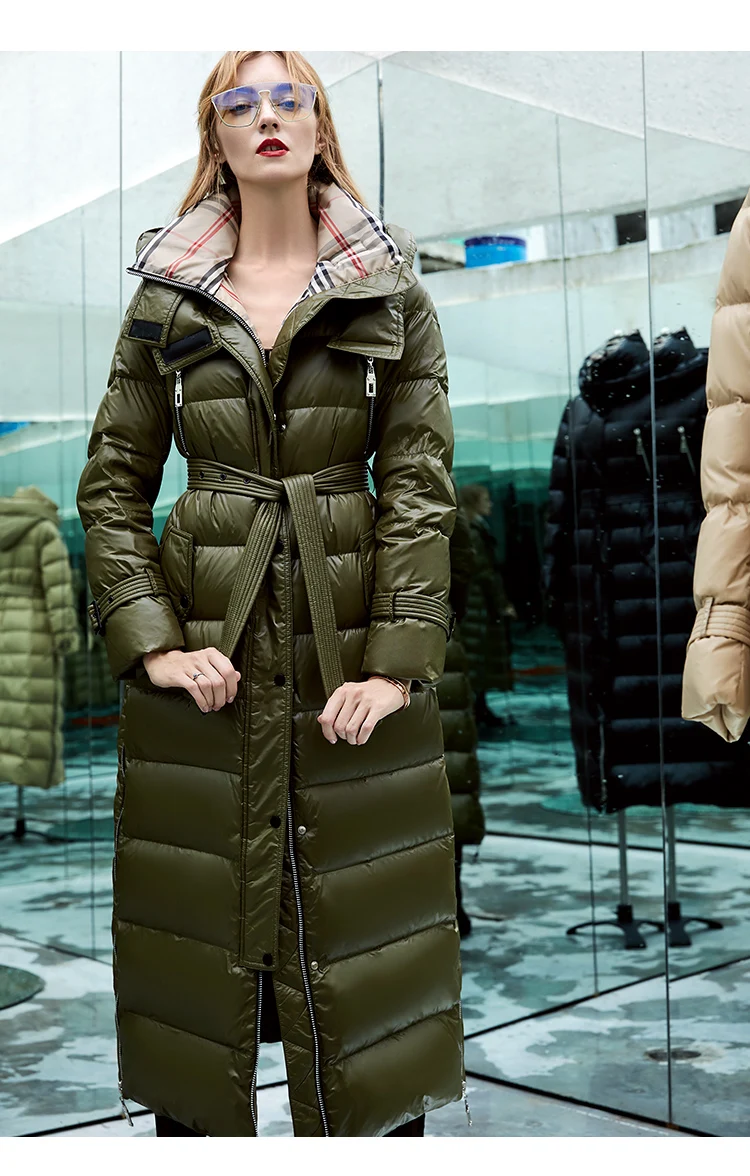 winter jacket women down jackets fashion fox large fur collar thickening fancy goose down coat outerwear long down parkas