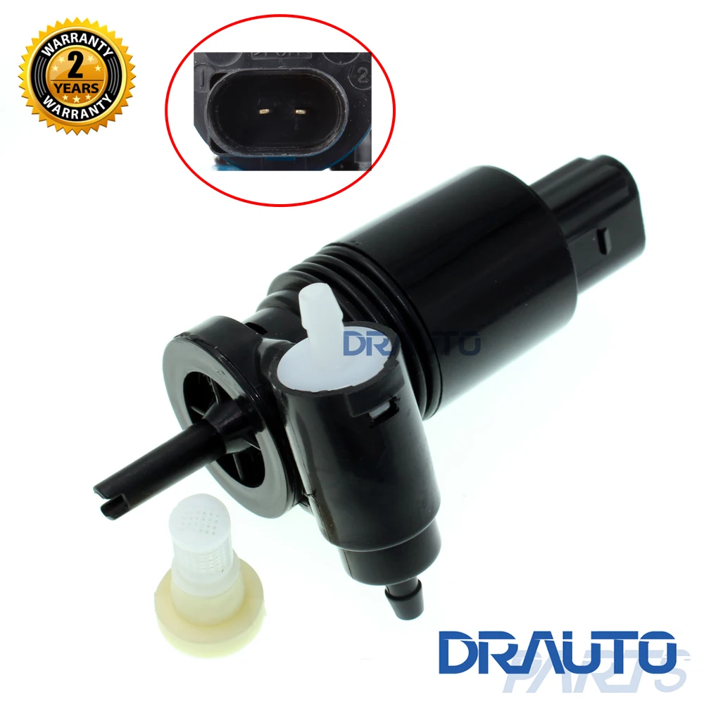 Front and Rear Windows Windshield/Windscreen Wiper Fluid Washer Pump