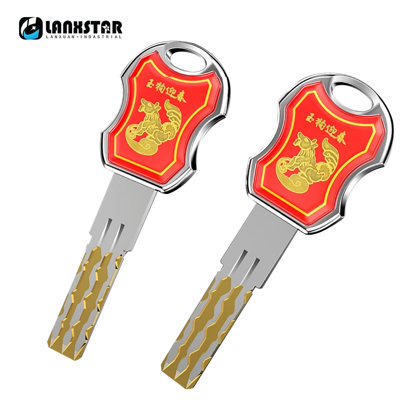  54 Blade Door Lock Core Security Door Super B Grade C-Class Blade Locks Core Doors Copper Universal