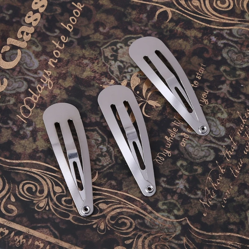 Металлические зажимы для волос с бантом 4/5/6 см 50 шт.|hair clip|hair metal cliph clip |