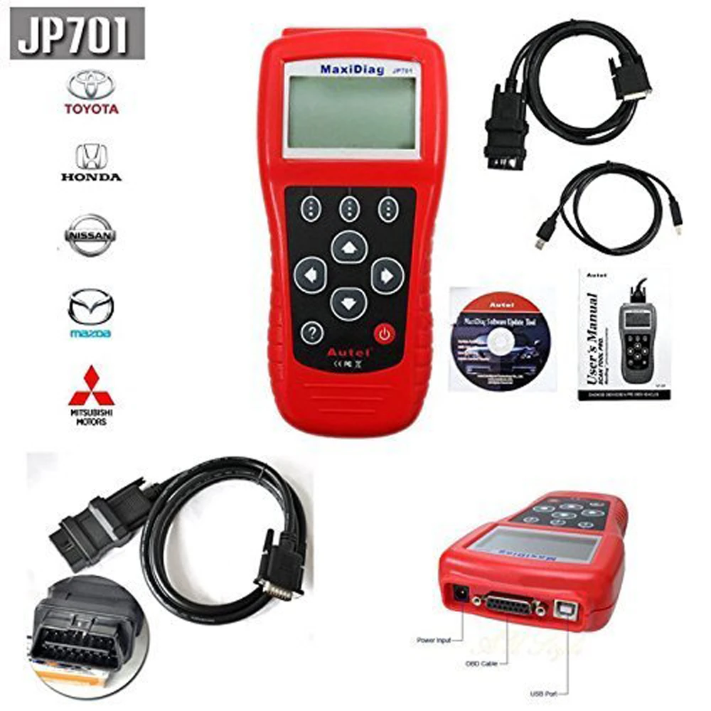 MaxiScan JP701 Code Reader For Japanese Cars Read Troubles Codes From