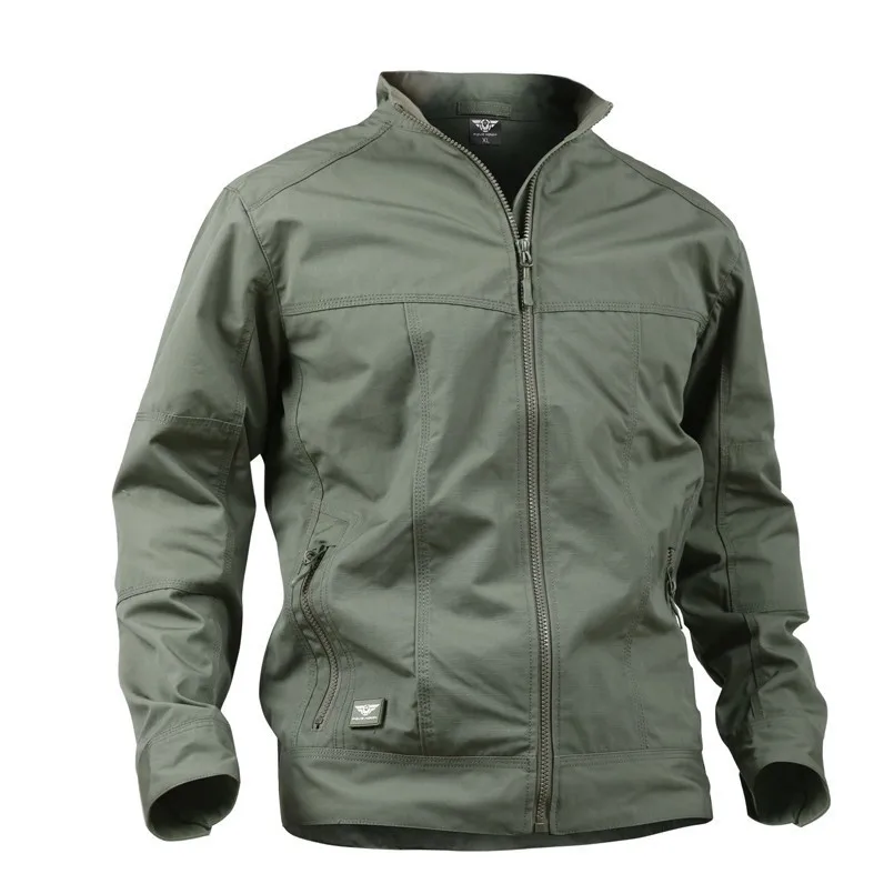 

Men Army Waterproof Jacket Military Tactical Coat Windbreaker Multi Pocket Clothing Quick Dry Jacket Dropshipping