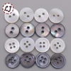 30pcs/lot 12mm white grey Natural Shell Sewing Buttons Color Mother of Pearl MOP Round Shell Button garment Sew Accessories DIY 1