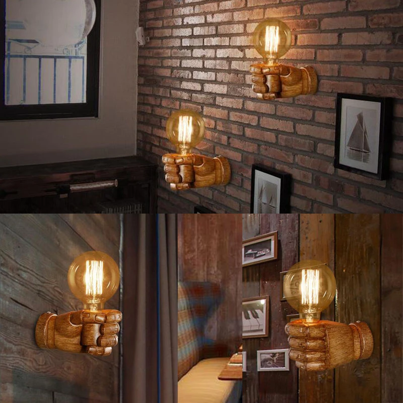 Esquerda para a Direita do Vintage Parede de Luz da Lâmpada Sala de Jantar em Casa Noite Edison Lâmpadas Bar Café Estudo Loft Foyer Decoração Mão E27 10 Edison lâmpadas Bar Café Estudo Loft Foyer