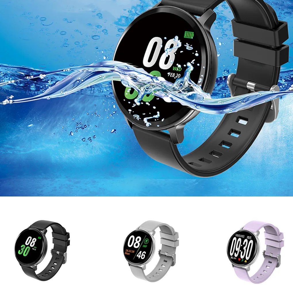 

elenxs S8 Colorful Screen Smartwatch Men Multi-sport Mode Heart Rate Smart Band Health Fitness Tracker Women Wristband