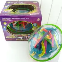 3D космический путешественник интеллект БАЛ Баланс лабиринт игра-головоломка детская игрушка(208 барьеров