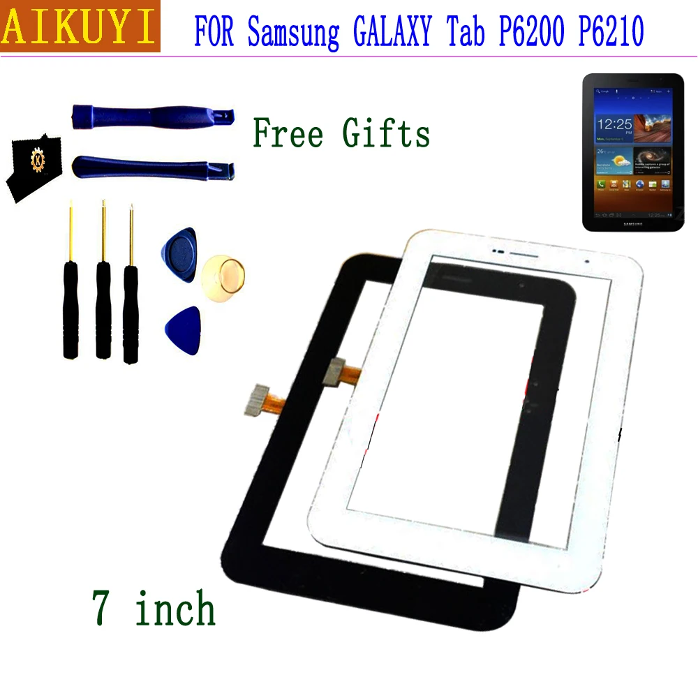 Дигитайзер для Samsung Galaxy Tab 7 0 Plus P6200 P6210 сменный сенсорный экран сенсорная панель