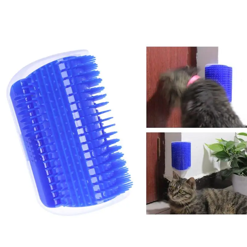 Cat Self Groomer Hair Removal Brush Comb Cat Massage Tool with Catnip Cat Comb Dog Combs