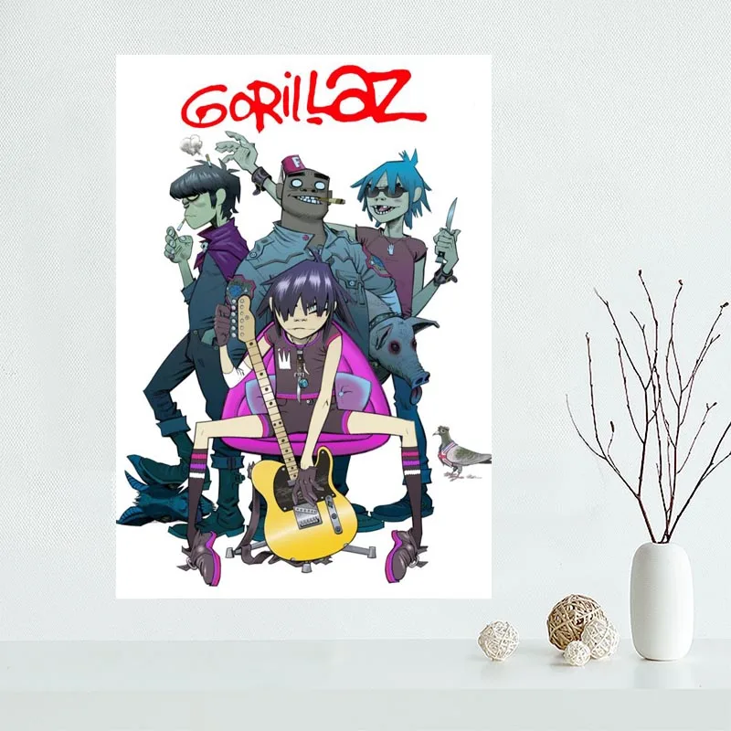 Gorillaz Custom Poster Print New Art Personalized Wall Decor