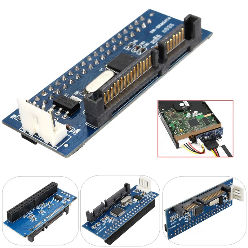 Высокое качество 40 Pin 3,5 IDE до 7+ 15 22 Pin SATA папа адаптер внутренний жесткий диск карта адаптер для HDD корпус