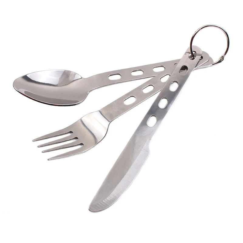 Multifunctional Tableware Sets Stainless Steel Camping Picnic Knife