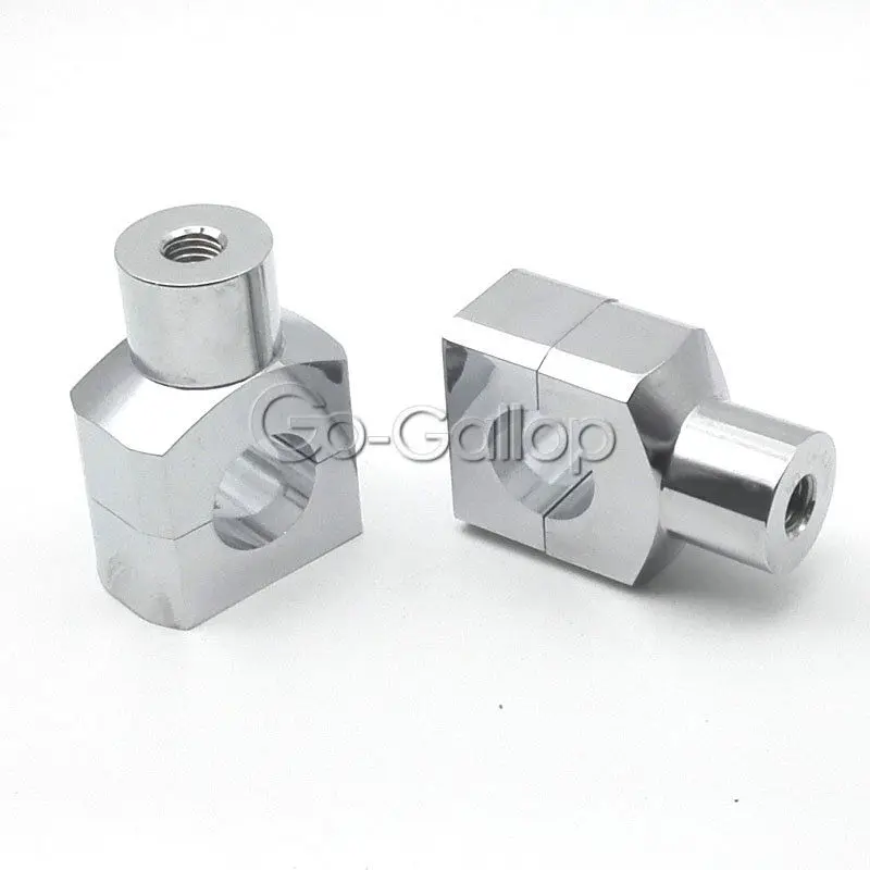1/" Chrome Handlebar Risers For Harley Dyna Sportster Softail Electra Glide XL883