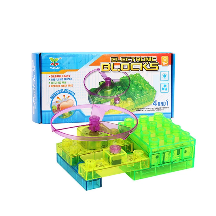 

YS2970 YS2961Luminous Sound Control Electronic Spell Inserting Blocks Puzzle Circuit Assembling Children's Diy Toy Set
