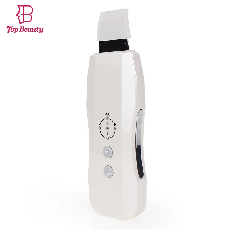 TOP BEAUTY Ultrasonic Skin Scrubber Facial Cleansing Machine Anion Ultrasound Peeling Massager Face Care SPA Instrument|face cleansing
