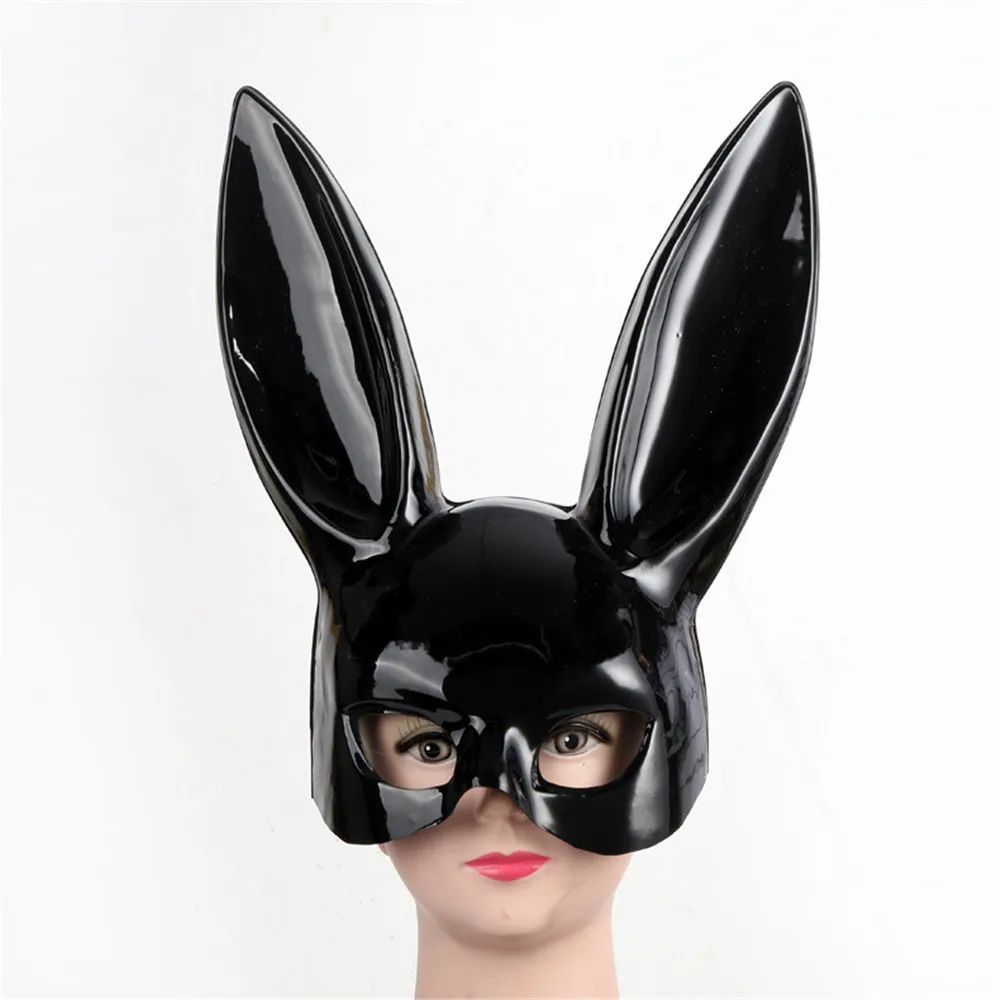 

New Style Sale Bright color Easter Party Rabbit Ears Mask Half Face Masks Nightclub Bar Masquerade a0401