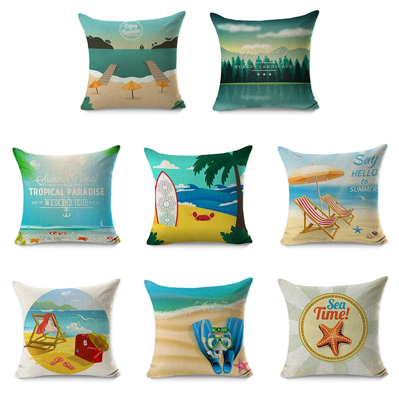 RUBIHOME (8 Pieces/lot) Creative Decorative Pillow Cushion Cover Throw Polyester Fabric Home ...