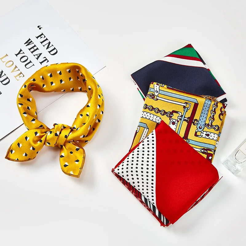 NEW women silk scarf small Square silk scarves printed dots fashion neck scarf silk hair scarf&bandage bags decoration 50*50 NEW women silk scarf small Square silk scarves printed dots fashion neck scarf silk hair scarf&bandage bags decoration 50*50