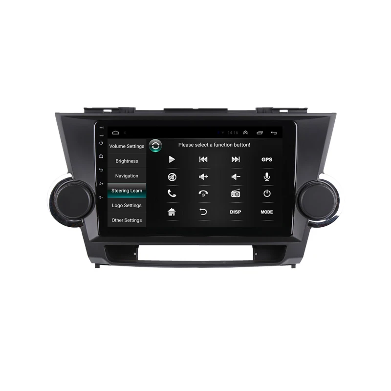 10 1 &quotAndroid автомобильный DVD мультимедийный плеер gps для Toyota Highlander 2009 2010 2011 2012 2013