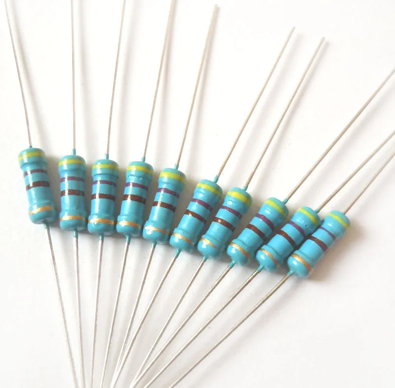 Kit De Résistances 1W Film Métallique 1% - 50 Valeurs, 500 Pièces - Pour Projets Électroniques DIY Et Prototypage