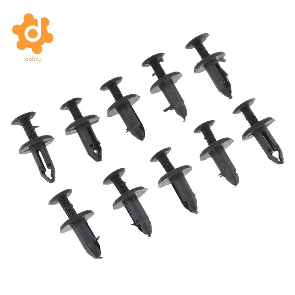 dolity 10Pcs Windscreen Cowl Panel Plastic Trim Fastener Clips for Motorcycle