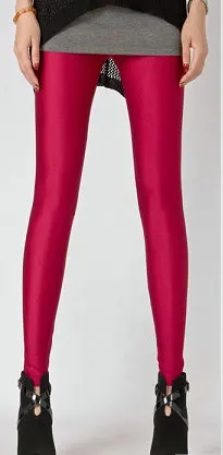 Fluorescent Color Leggings Pants Women 