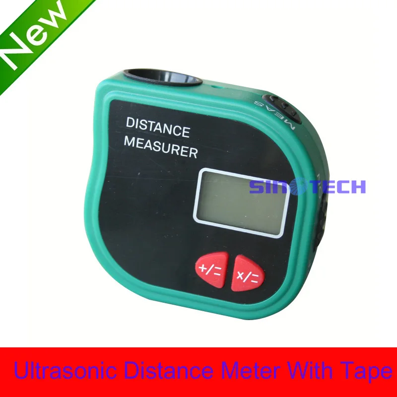 Best price digital ultrasonic distance meter with tape measure STCP