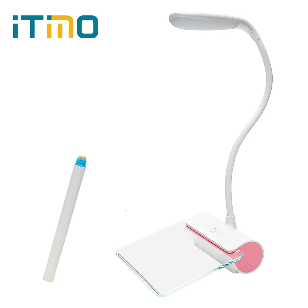 

LED Desk Lamp Reading Light LED Table Lamp Novelty Eye Protection USB Rechageable Touch Switch Message Light 3 Mode Dimming