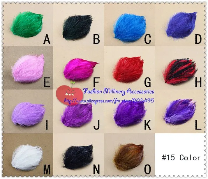 [IuBuFiGo] 3.9&quot*5.9&quot(L) DIY Feather Pad Without Clip 10pcs/lot #15Color 2Size | Дом и сад