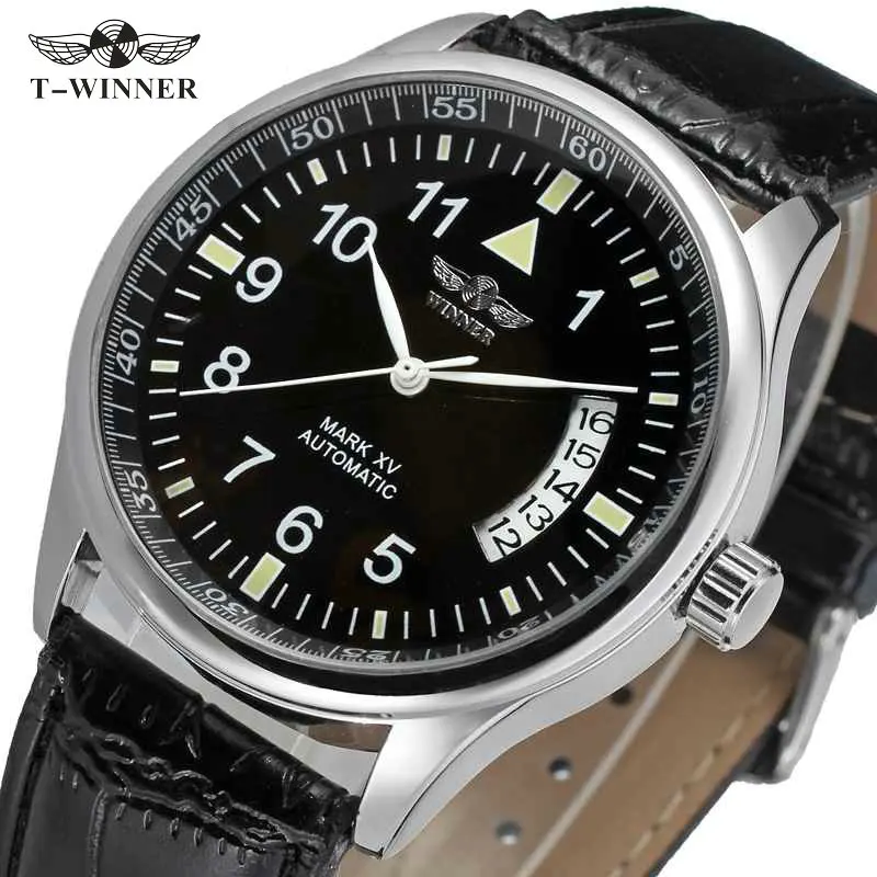 winner men's automatic mechanical watch