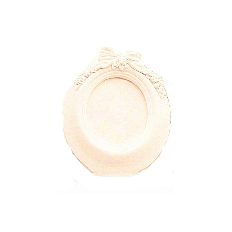 

mirror frame DIY gypsum aromatherapy wax mould essential oil plaster plate pendant silicone mold