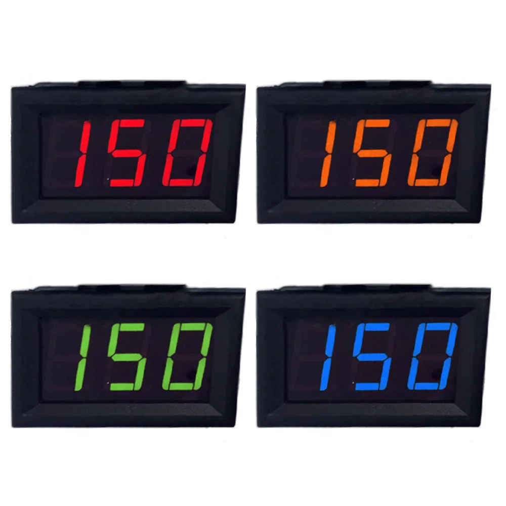 Высокое качество 12V120V 150 V Цифровой вольтметр для мотоциклов Напряжение Панель метр для вольтметр Для электромобиля или мотоцикла автомобиля