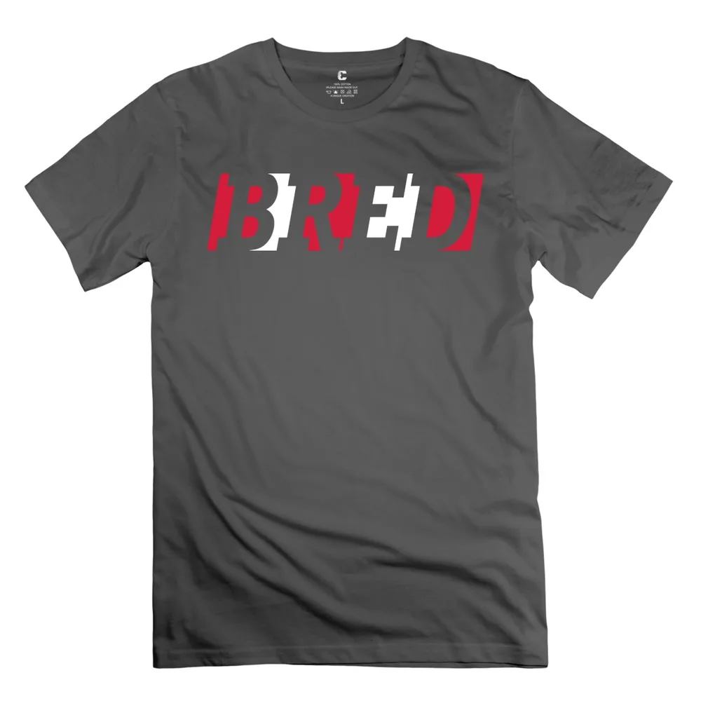 bred Men's T ShirtHolidays 100% cotton shirt For man's Fashion Style | Мужская одежда