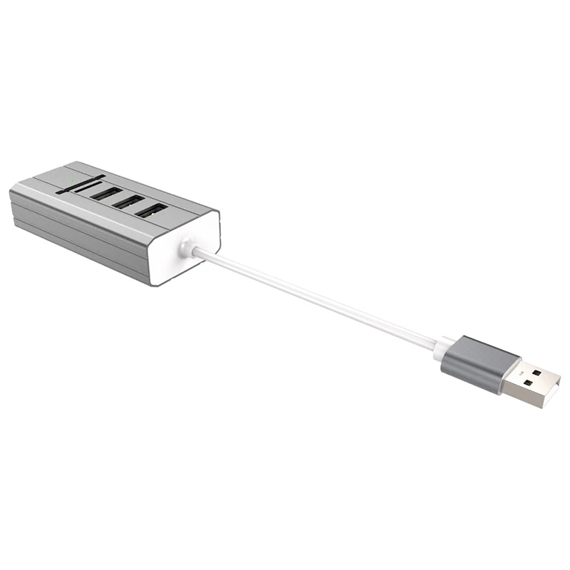 1 шт. USB 2,0 многофункциональный концентратор разъем аудио порты TF слот sd-карта три функции в один слот-адаптер