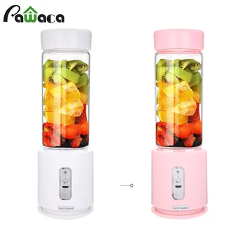 

400ml Portable Blender Juicer Cup USB Rechargeable Electric Vegetable Fruit Citrus Orange Juice Maker Cup Mixer Bottle Extractor