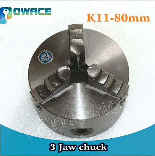 

[EU Ship] 3 Jaw K11-80mm / 4 Jaw K12-100mm Manual self-centering Chuck CNC Machine tool Lathe Chuck