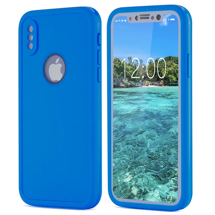 case for iphone se Waterproof ShockProof Dirt Proof Case Full Cover For iPhone XS Max XR X 6S 7 8 Plus  Anti-knock TPU Case for iPhone 8 8 Plus iphone se silicone case