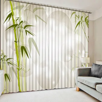 

NoEnName_Null China Manboo Painting 3D Printing Curtains Vivid Elegant full Shade Bedroom Living Room Curtains CL-59