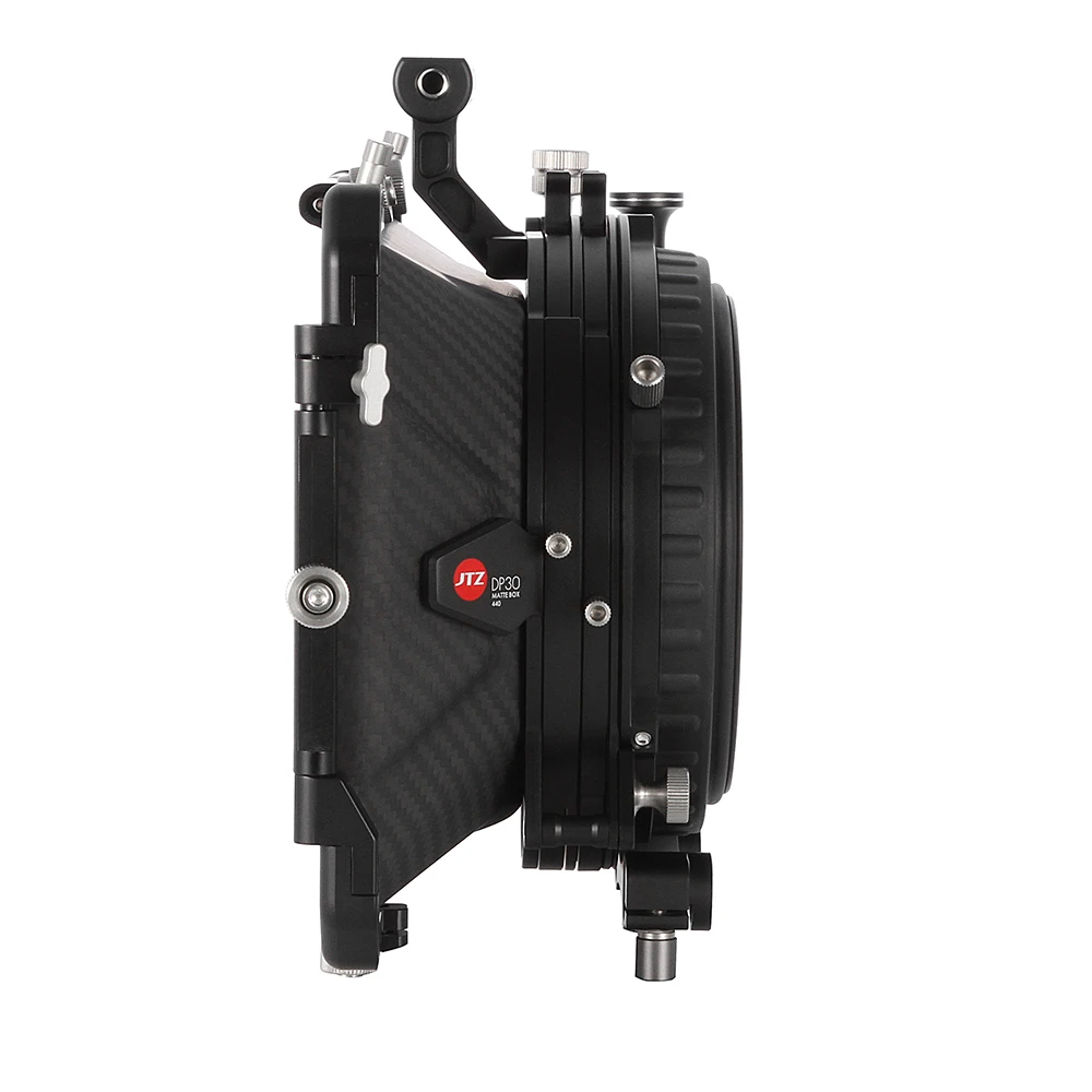 JTZ DP30 440 Cine углеродное волокно 4x" распашная Матовая коробка 15 мм/19 мм Система стержней
